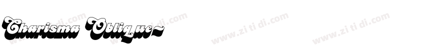Charisma Oblique字体转换